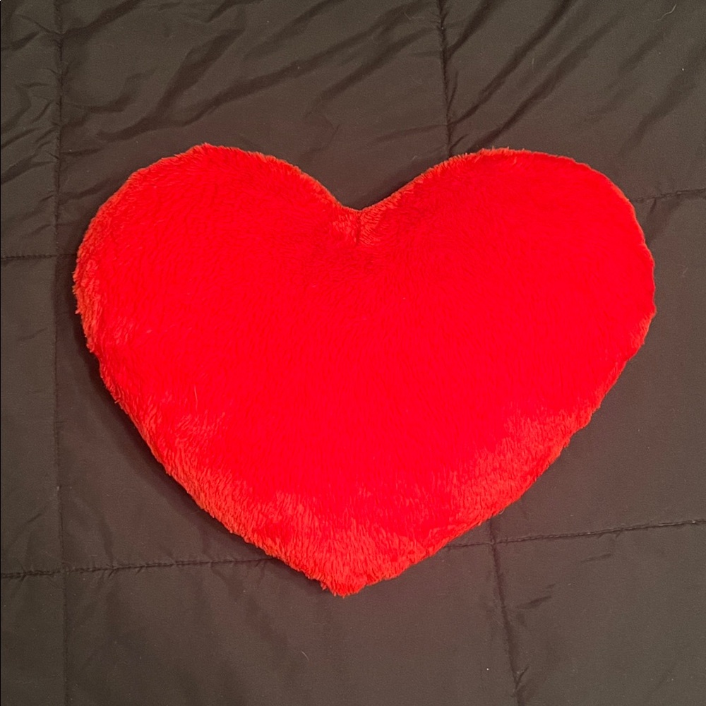 Target Red Heart-Shaped Pillow